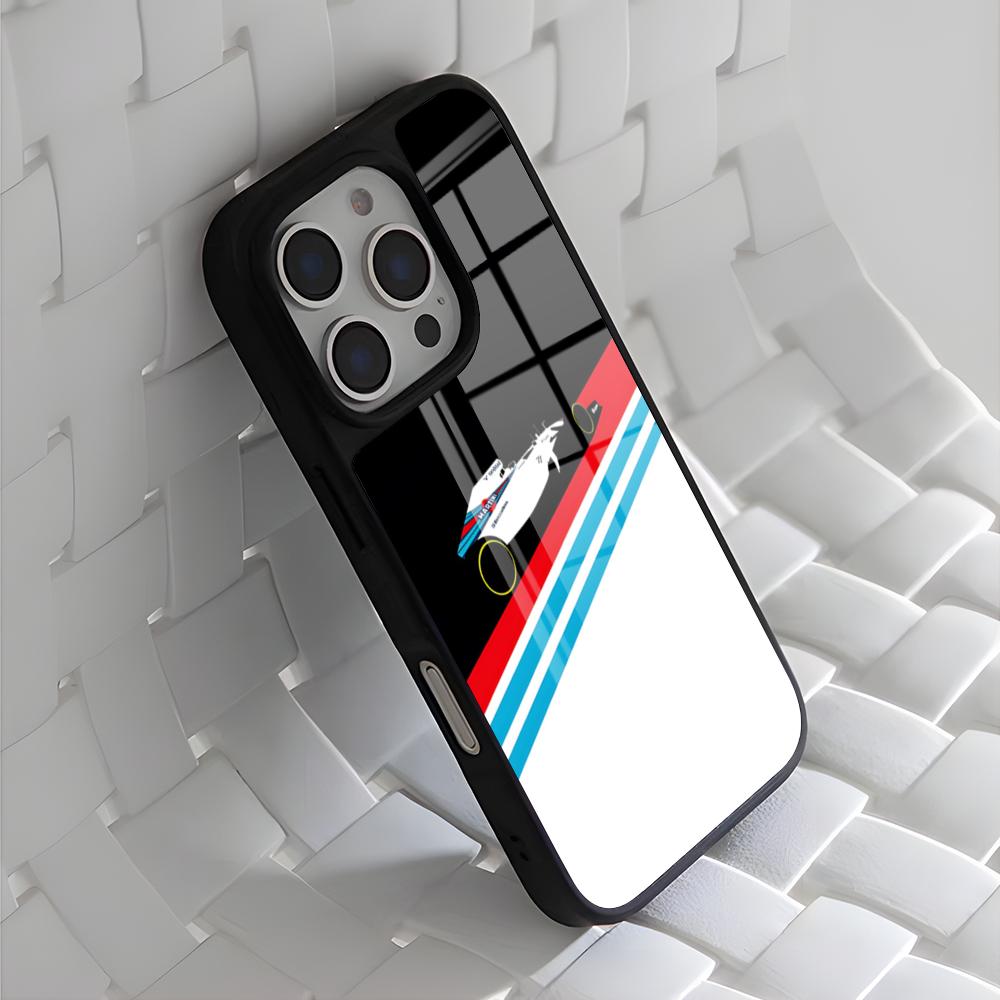 Custodia per Telefono da Corsa M-Martini Per Iphone 17 Air 16 15 14 13 12 11 Pro Max Mini Gusci Fundas Cover in PC+TPU