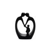 Modern Abstract Sculpture 3D Printed Figurine Family Embrace Design Decorative Ornament for Home Office Display and Interior Decoration