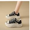 New fashionable hollow white shoes thick-soled non-slip versatile casual sports shoes