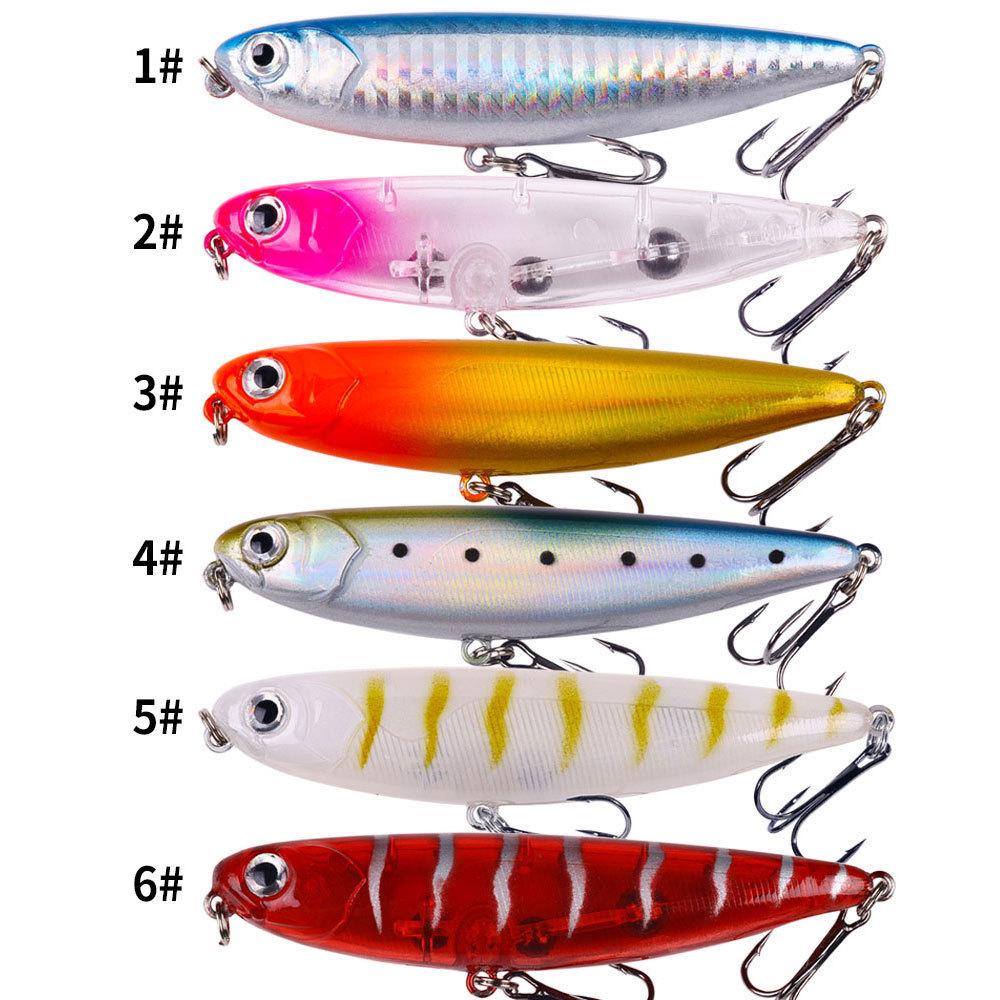 Surface Pencil Lure Bait9CM11.5GSqueaky Bead Zigzag Hard Bait for Dogs, Specially Designed for Freshwater and Saltwater, Suitabl