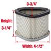 Air Filter and Oil Change Kit for Deer For L110 Engine 5 Components ABS Construction Size 4 5/8 X 3 3/4 X 3 3/8