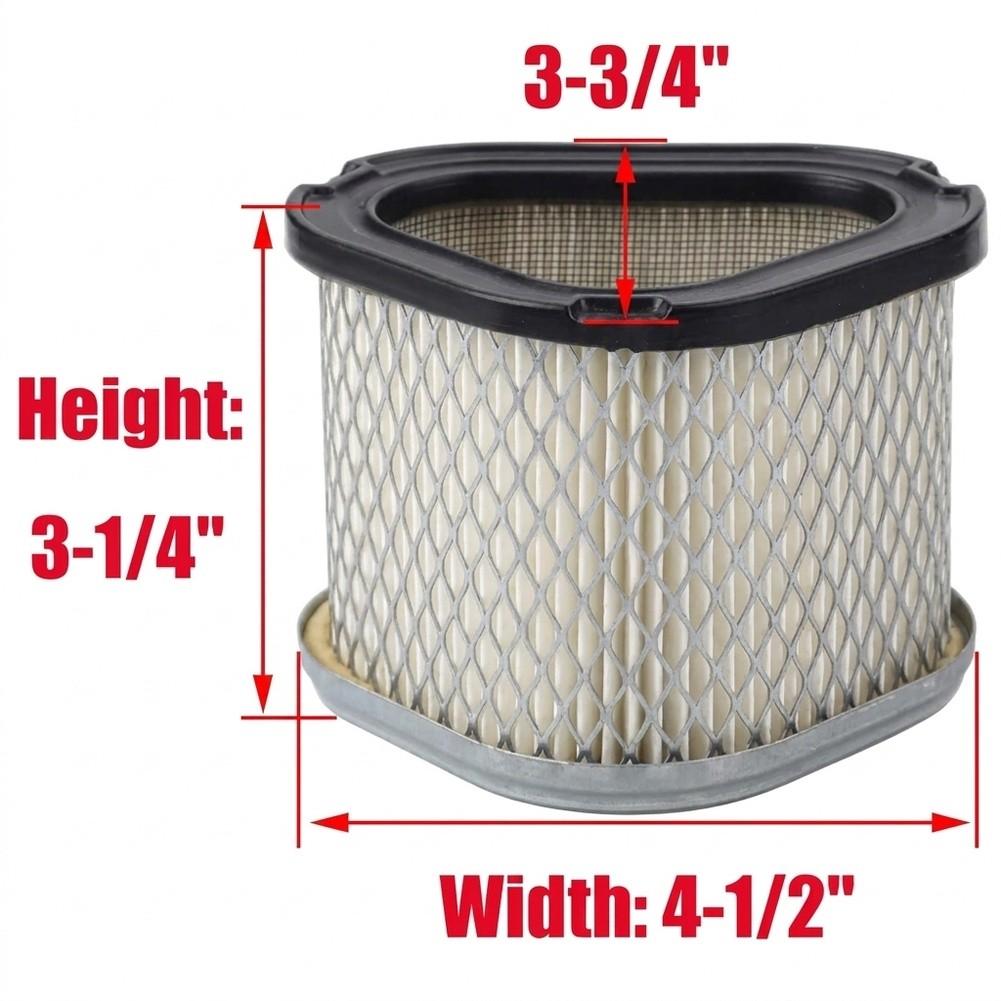 Air Filter and Oil Change Kit for Deer For L110 Engine 5 Components ABS Construction Size 4 5/8 X 3 3/4 X 3 3/8