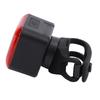 Bike Rear Light Rechargeable IP55 Water Proof Battery Display Brake Sensing Bike Tail Light with 6 Light Modes for Night Cycling