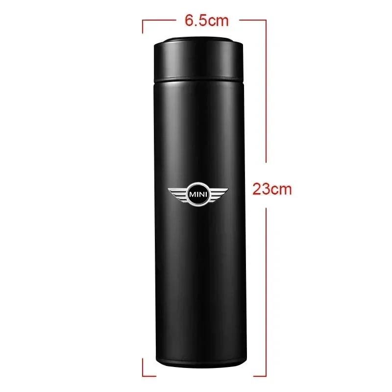 

X4 X5 X6 2025 For BMW MINI Car For BMW Car Smart Thermos Bottle With Temperature Display Coffee Cup For BMW Mini Cooper R56 R50
