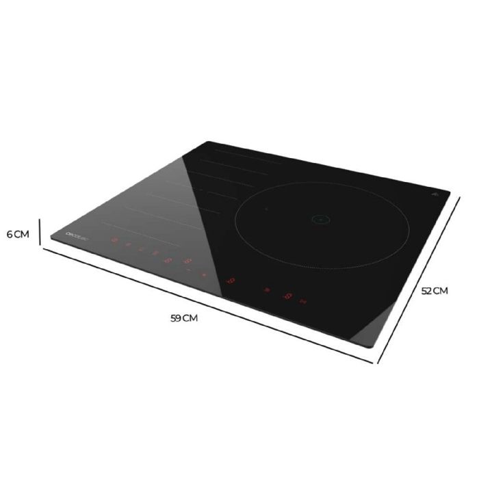 Induction Hob - CECOTEC - Bolero Squad I 3600 FullFlex - 7400W - Flex Zone - Child Safety