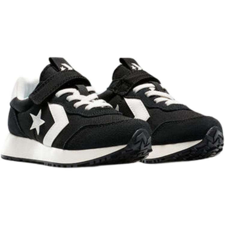 Converse Omega Trainer EasyOn PS Black Vintage White Kids Sneakers Egret A13095C