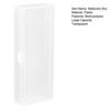 Plastic Pencil Box Large Capacity Transparent with Snap-Tight Lid Hard Pencil Box School Office Supplies