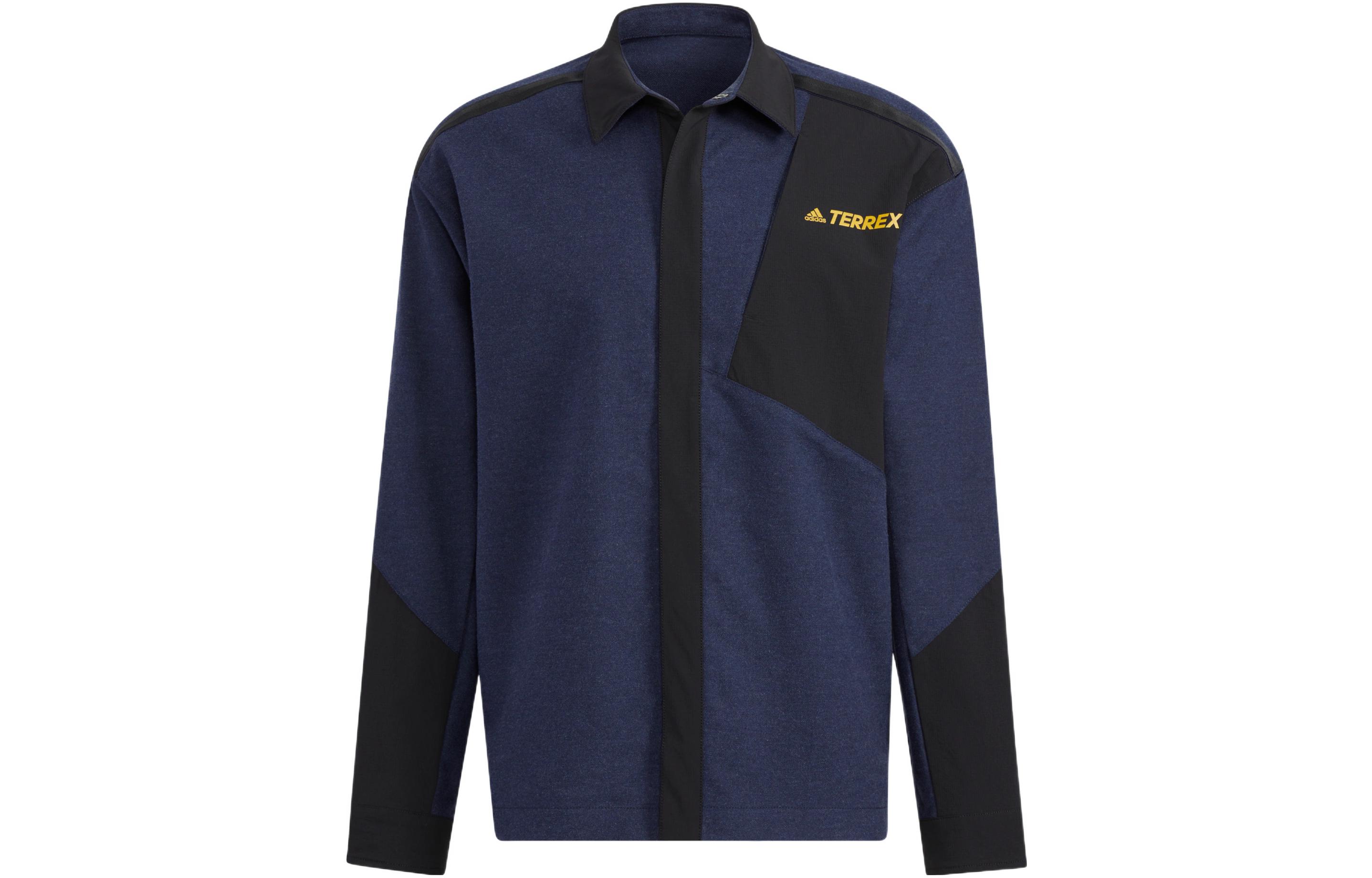 Adidas Shirts Men s Dark Blue Lapel Moderate Other HN2041 M
