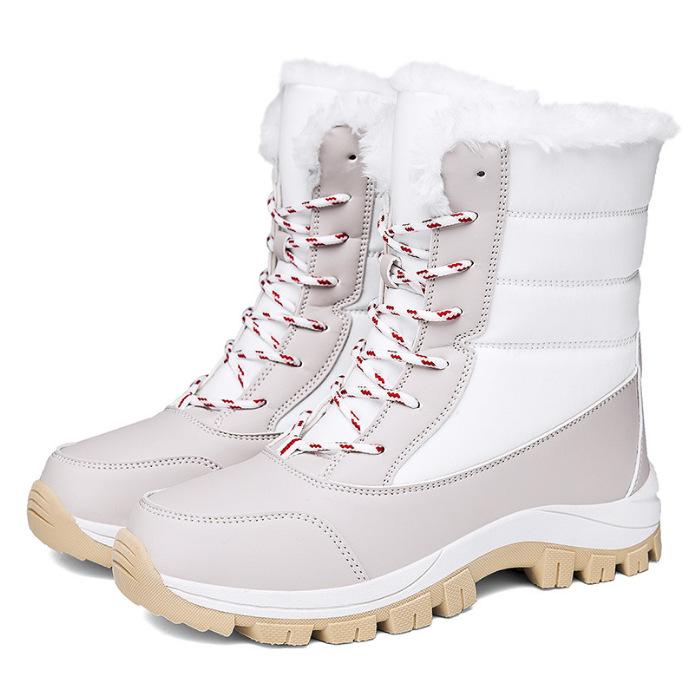 2025 Women's High-Top Snow Boots - Spring/Winter Cotton Shoes