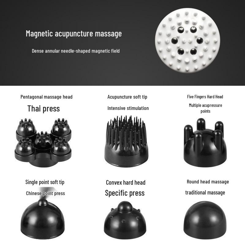 Delfin Hand-Elektromassagegerät: Ganzkörper-Klopfmassage-Vibration für Rücken, Schulter, Taille