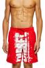Diesel Men's Beachwear BMBX-POWEL-47.5 A132220KLAU L Red 42A