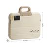 Transparent A4 Plastic File Box File Storage Box Desktop Storage Portable Calligraphy File Bag Test Paper Data Save Bag