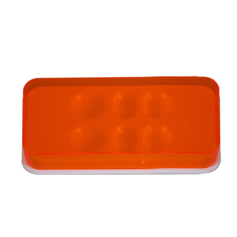 8 Slots Dental Shade Light Storage Mixing Box Dental Palette With Cover Dental Veneer Box Organizer Tool
