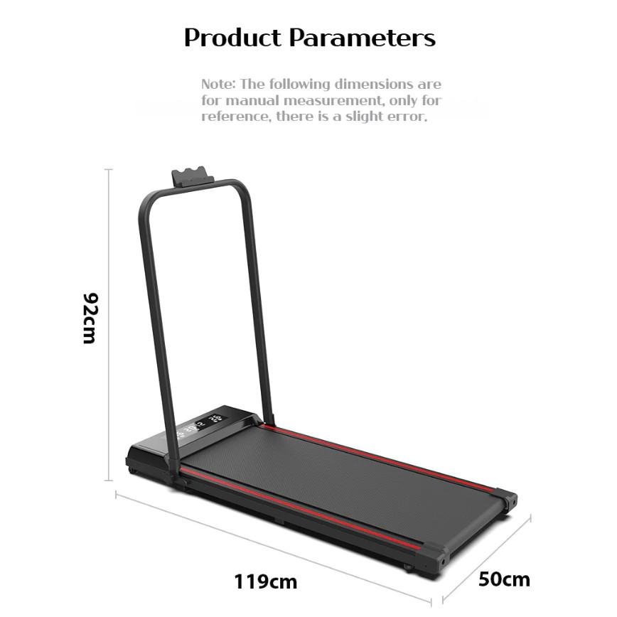 Home Use Indoor Gym Weight Loss Exercise Walking Machine Small Foldable Silent LED Display Electric Treadmill