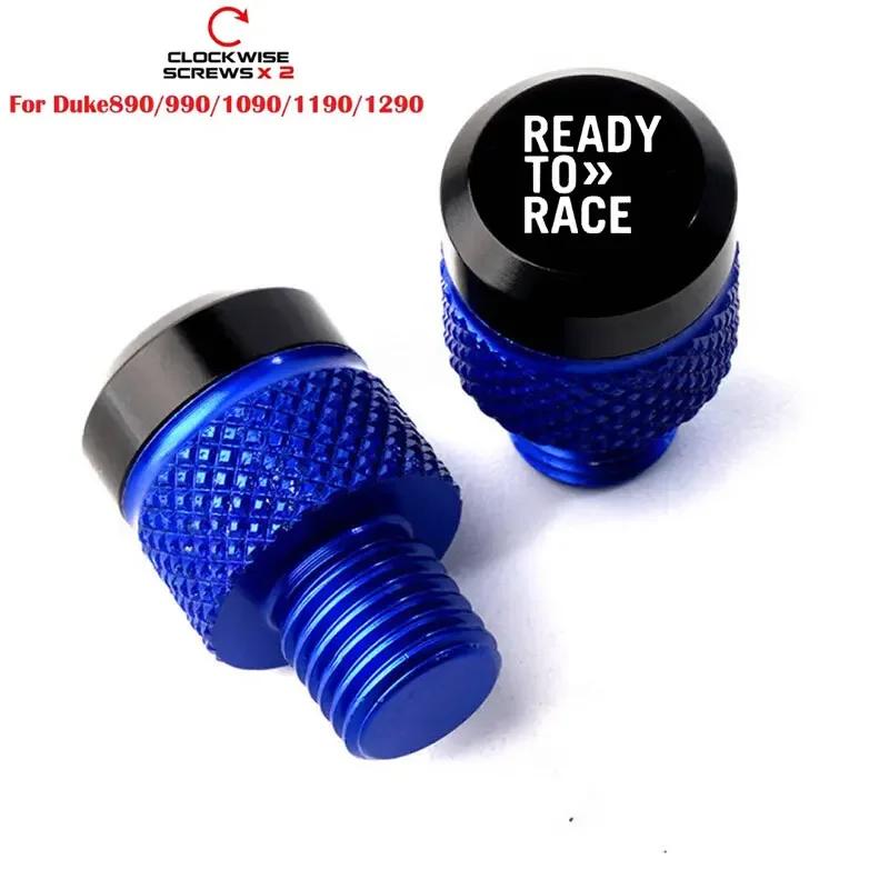 2pcs Motorcycle Mirror Hole Plug For KTM Ready To Race Duke 390 690 790 890 1190 Rc 1290 Adventure Screw Bolts Cover