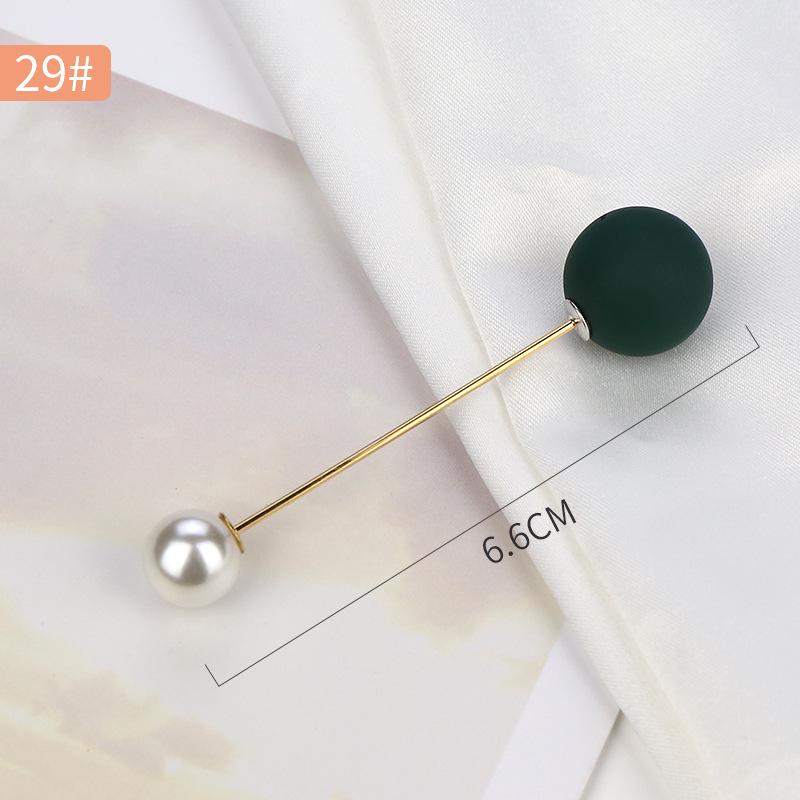 Pearl Anti-Exposure Brooch: Women's Waist-Cinching Pin & Clothing Decoration