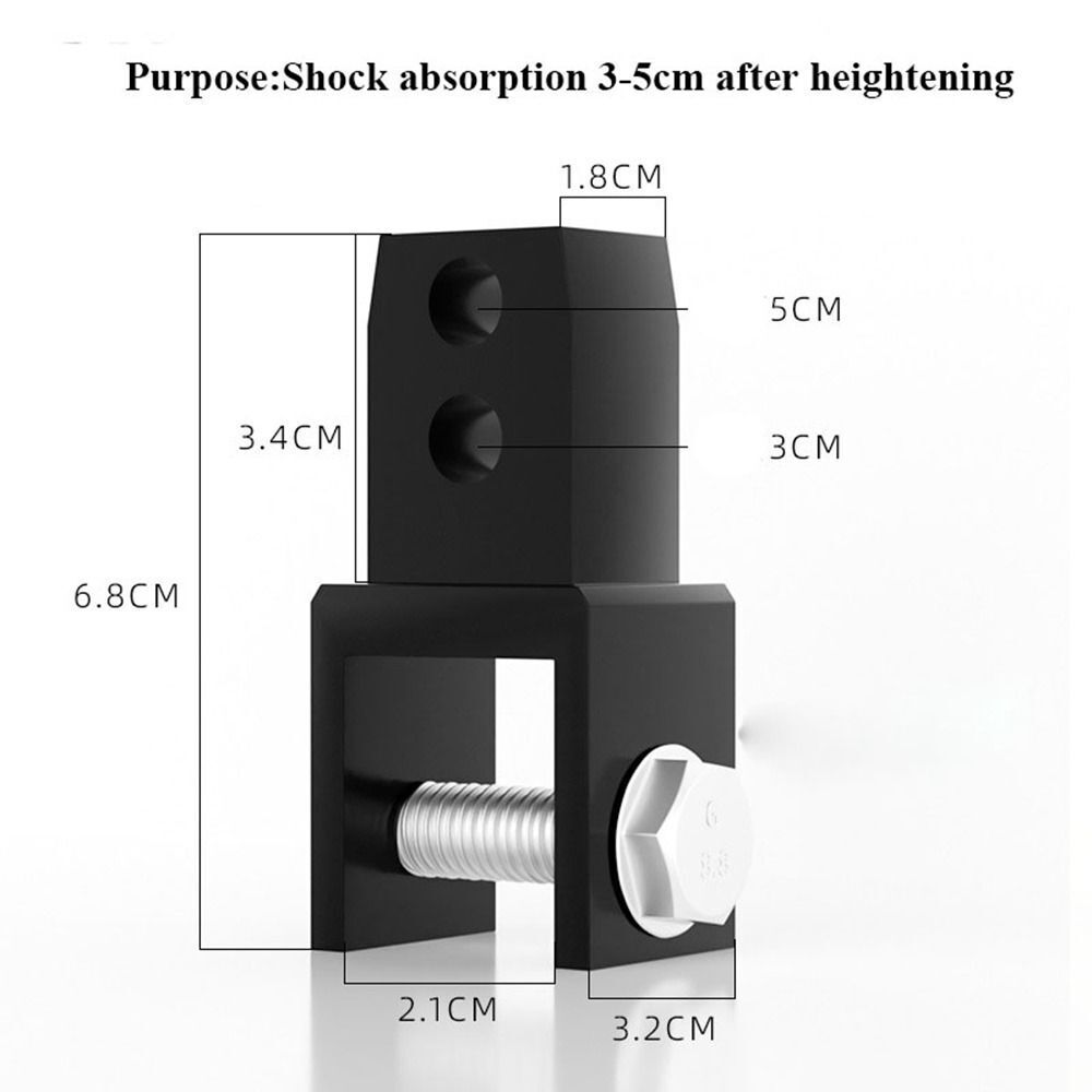 Motorcycle Rear Shock Extender Motorcycle Front Shock Riser With Screw Front Shock Riser Height Extension Absorber Metal