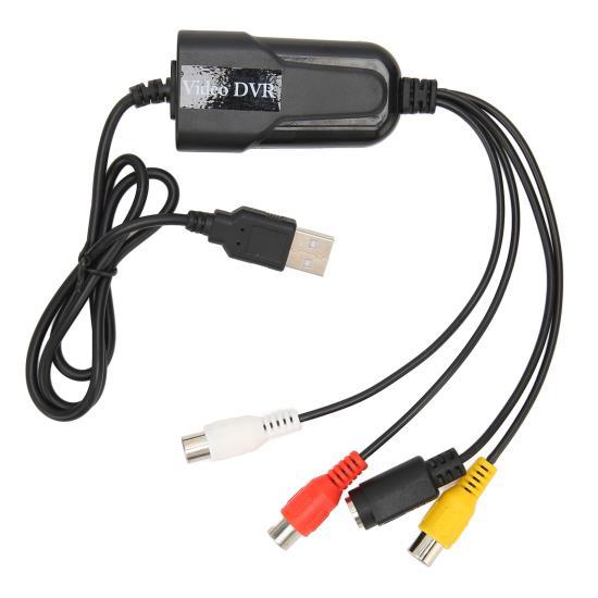

Устройство видеозахвата RCA в USB Звук Видео Конвертер VHS DV Видеомагнитофон Hi8 DVD в цифровой конвертер для Windows для OS X