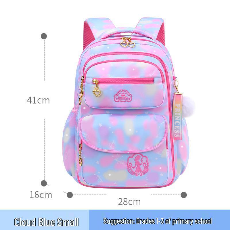 Children's Double Shoulder Backpacks for Girls, Grades 1-6: Cute Primary School Bags