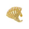 New Hollow Spherical Bracelet with Niche Design, High-end Feel, Light Luxury, Versatile and Open Mouth Jewelry Set