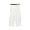 Jnleaog Autumn New Women's Clothing Fashion Style Design with Belt Curling Trousers 1478134401