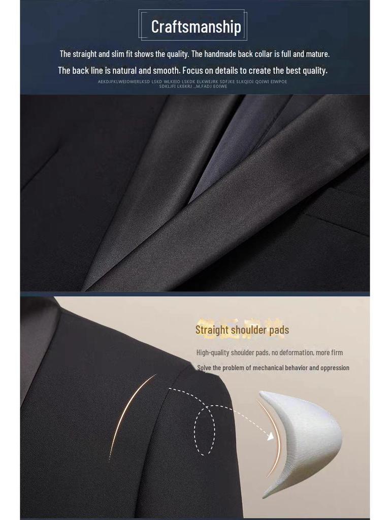 Pánský slim fit smokingový oblek na svatby a formální události