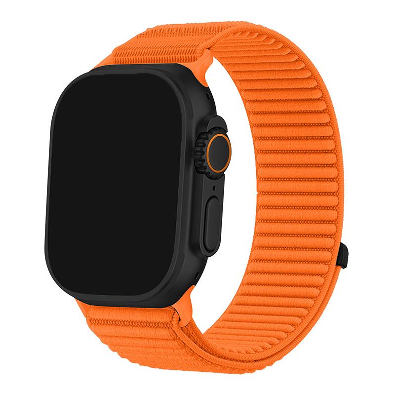 Nylon Braided Sport Strap For Apple Watch Band 49MM Bracelet for iWatch 10 9 8 7 6 5 4 SE Ultra 1 2 49mm 46 45 44 42 41 40 38mm