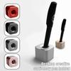 Creative Mini Aluminum Pen Holder office supplies Square Shape Metal Pen Stand Non-slip Pencil Slot