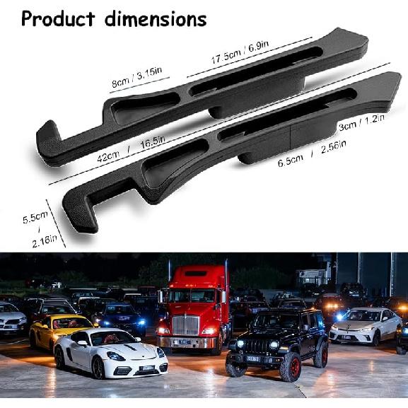 Car Seat Gap Filler Organizer With Dual Slots, 2 Pack Anti-Drop Storage Solution For Car SUV Truck - Prevents Phone, Keys, Wallet From Falling