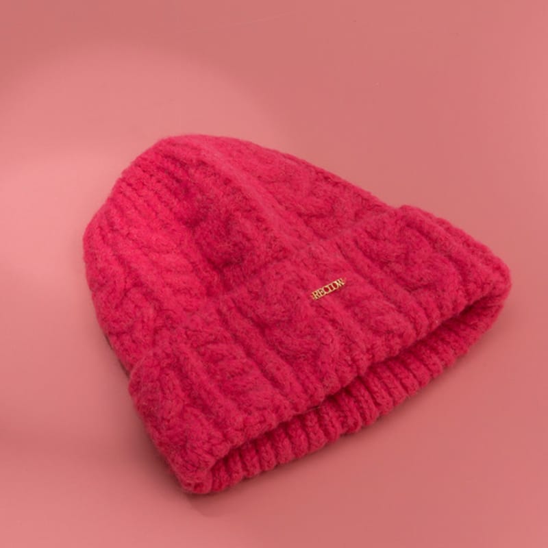 RECLOW RECLOW Knit Drop Beanie Pink
