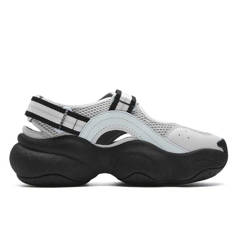 FILA Bagel Sandal Fashion Personality Trendy Minimalist Retro Sports Style Casual Versatile Breathable Thick Sole Velcro Water Shoes F12W622401FAI