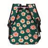 1pc Winter Foxes Daily Pack with Oversized Keeping & Comfortable Straps - Lightweight, Durable Polyester, 2D Flat Print Design, Pe