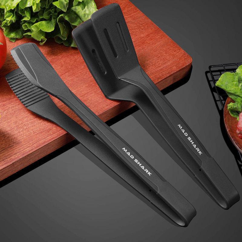 Lantuan Food Grade Silicone High-Temperature Spatula & Food Tongs Set