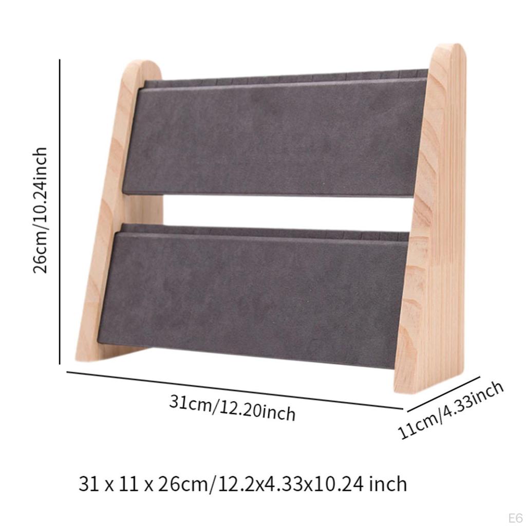 Stojak Ekspozycyjny na Naszyjniki Stojak do Przechowywania Łańcuszków Bransoletek Organizer na Biżuterię na Blat