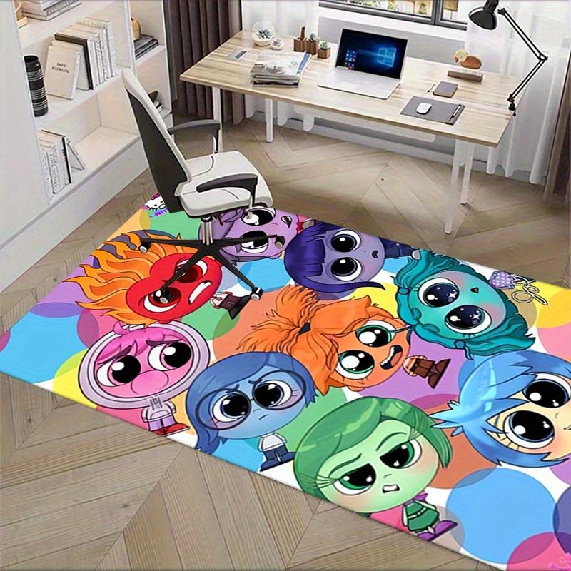 1pcOffice Carpet, Desk Under Mat, Gift for Home Decor, Cute Cartoon Characters Rug, Vibrant Colors, Soft and Comfortable Flooring Solution