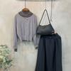 C S In The Room Flare Long Skirt 4Color Ykk Zipper 5Size