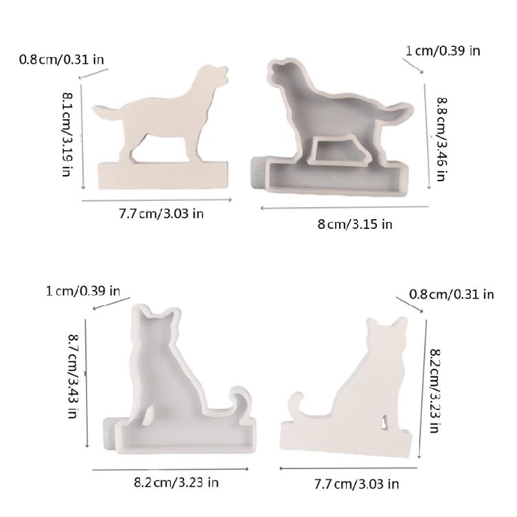 Animal Silicones Molds for Making Tealight Holder Decorations Desk Decorations