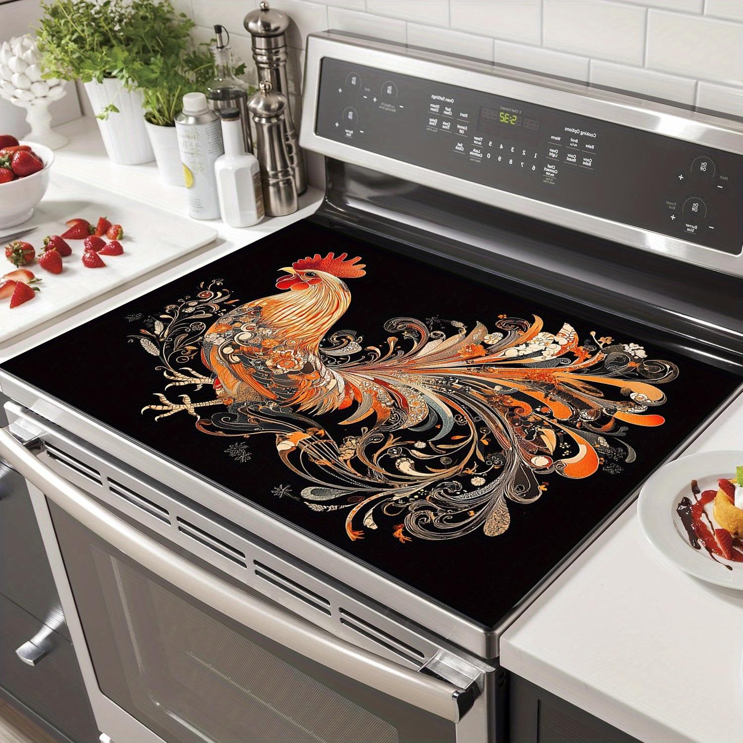 

1 шт. Резиновый коврик для сушки с дизайном петуха для кофейни, ресторана, кухни, ковер, коврик для стола, посуда, прочный, диатомовая земля, коврик для стола, коврик для питомца, кофейная посуда 30*40