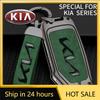 2026 Hot Adesivo per Auto 3 Pulsanti Custodia per Chiave Auto Copertura Guscio in Pelle Portachiavi Per KIA Sportage R GT Stinger Sorento Ceed Cerato Fort
