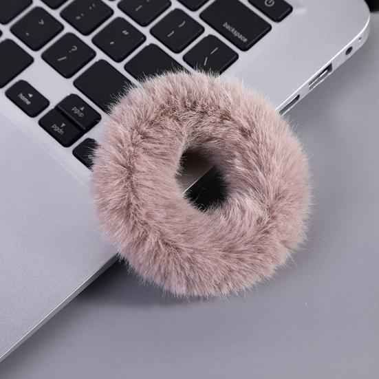 Hair Scrunchy Practical Delicate Headwear Hair Rope Big Donut Shape Hair Band Hair Rope for Gift