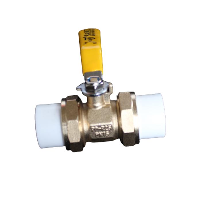 Volkswagen PPR Full Copper Ball Valve for Water Pipes, 20mm-25mm Switch Connector