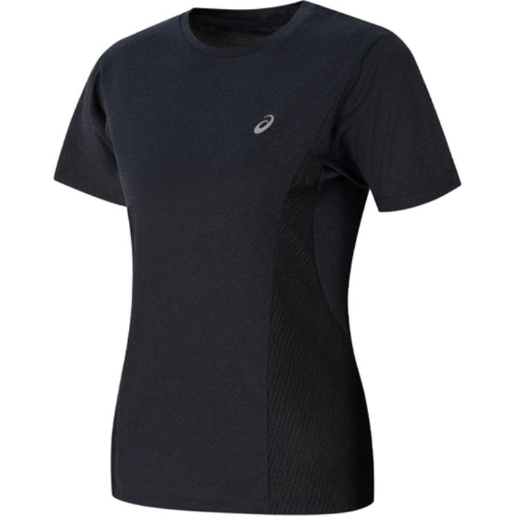 New ASICS T Shirts Women's Black 2012D247-001