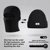 Hats, Winter Pulled Hats, Knitted Warm Hats, Men's Big Head Circumference, Windproof and Cold Proof Hats, Head Covers, Face Masks