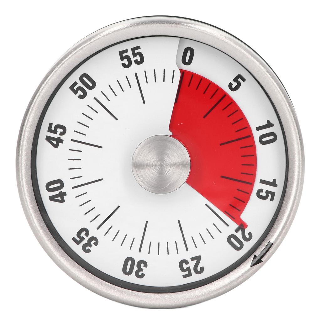 Magnetic Timer Magnet Design Stainless Steel 70db Alert High Accuracy Visual Timer for Kitchen Cooking Management