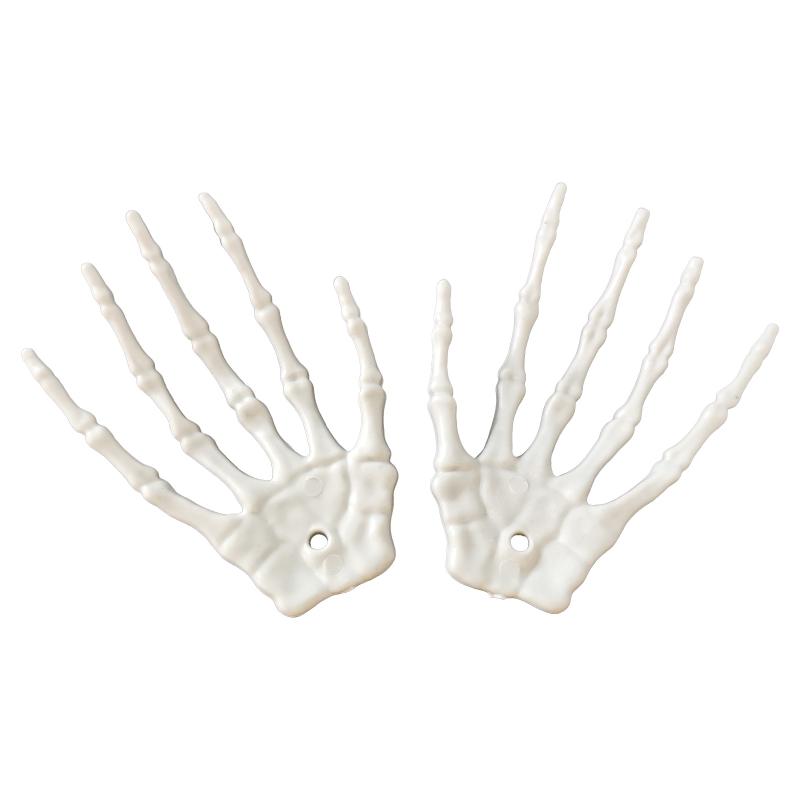 Model Hand Skeleton Halloween Trick Props Noctilucence Decoration Hand Skeleton Scary Decors Haunted House Party Props 1