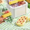 Creative Silicone IceCube Mold With Straw Large-capacity Ice Trays Food Grade Ice Maker Reusable Water Cup Kitchen Gadgets