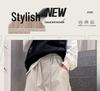 Boys' Korean Style Wide-Leg Cargo Pants with Big Pockets - 2026 Autumn Collection for Medium and Large Children