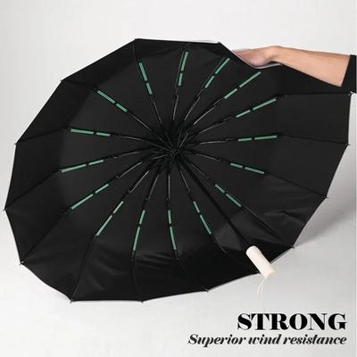 Uv Umbrella Windproof Strong Parasol Luxury Rain Umbrellas Long Handle Portable Folding Ultra Resistant Wind Water Anti Gear