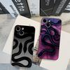 Snake Phone Case FOR IPhone 15 Pro Max 14 11 12 Pro 15 16 Plus 13 Pro MAX XR XS Black Soft Covers