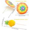 50Pcs Colorful Paper Cocktail Picks Mini Cocktail Drink Umbrellas  Party Decorations